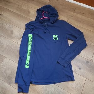 XS Vineyard Vines Navy Hoodie Shirt